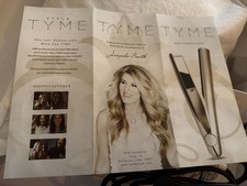 TYME Iron Styling Hair Tool Curling Iron Hair Straightener EXCELLENT BOXED