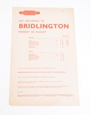 Railway Handbill Br Day