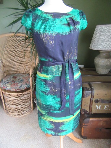 Laura ashley silk dress - silk,