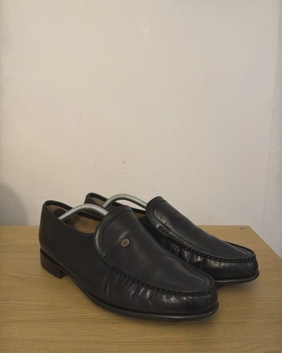 Mens barker valencia black kid - valencia,