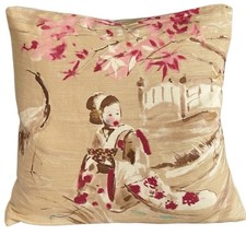Geisha Cushion Cover Oriental