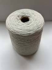 Filclass Italian yarn on cone Quartzo Pale Grey with sparkle 590g