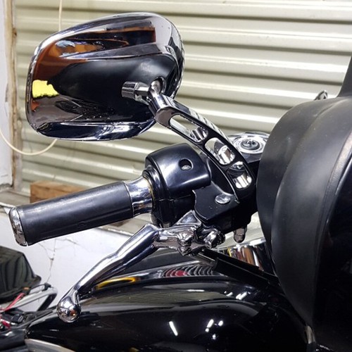 Motorcycle mirrors chrome - motorcycle,