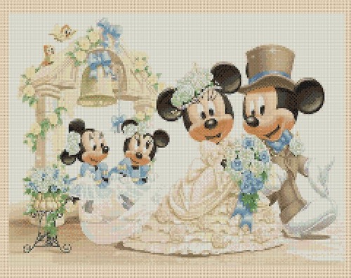 Cross stitch chart - , mickey