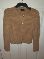 Mango tan caramel waffle Knit