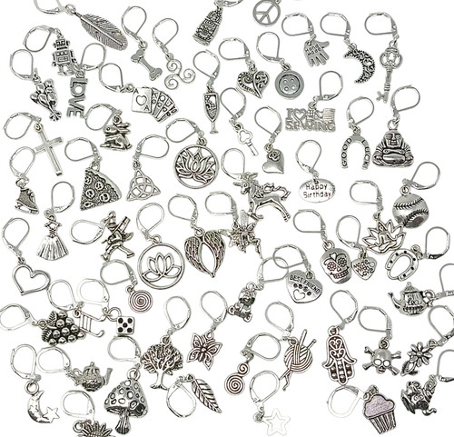 Leverback stitch markers - leverback,