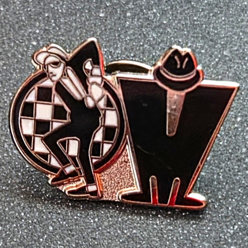 Ska madness 2tone pin - ska,