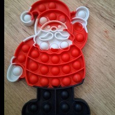 Pop It Fidget Toy Santa Claus