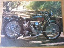 1937 MANXMAN EXCELSIOR 350 MOTOR CYCLE 1978 ADVERT A4 FILE 34