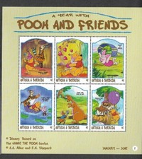 DISNEY STAMPS POOH AND FREINDS