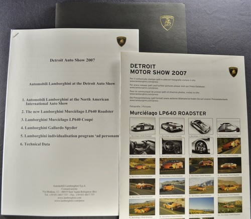 2007 lamborghini motor show - lamborghini,