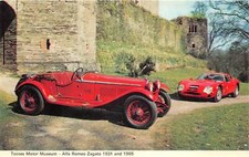 US50 Uk England Totnes Motor museum Alfa Romeo Zagato 1931 and 1965 oldtimer car