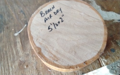 Spalted beech hardwood turning - beech,
