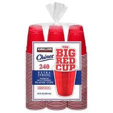 Kirkland Signature 18oz Red Big Cups  120 Count, Perfect for Parties & Event