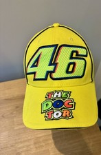Vintage Valentino Rossi Vale 46 The Doctor Yellow Cap Official Merch