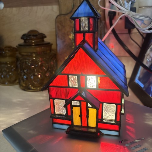 Vintage stained glass church - vintage,