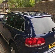 ROOF RAILS BARS BLACK ROOF