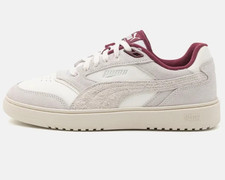 Puma UK 5 Doublecourt PRM Unisex Trainers White/Jasper 39328301 New In Box