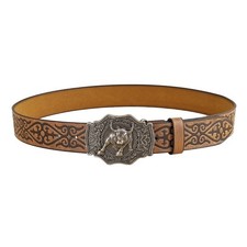 Vintage Western Belt Longhorn