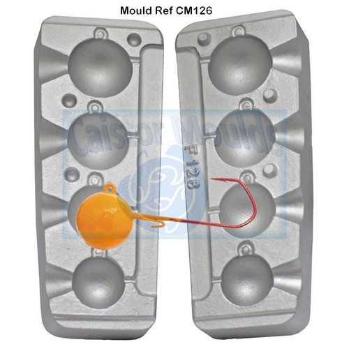 Football jig head mould - football, for