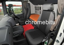 2/PAIR BLACK FABRIC TAILORED