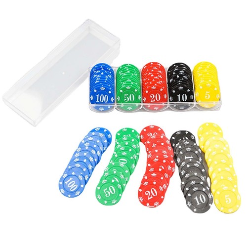 100pcs numbered chips - numbered,