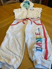 All in One Play Suit for Girls Aged 6-7 Years with Dance Wording