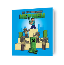 Nephew Birthday Card Minecraft