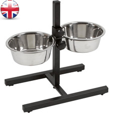 Raised Adjustable Dog Feeding