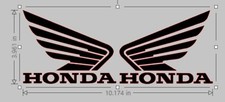 (X2) Honda Wings Decals