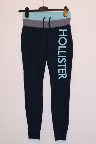 Hollister navy blue joggers - blue,