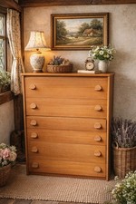 Vintage  Stag Tall Boy , Teak