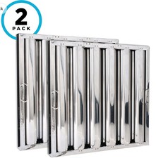 Kleen-Gard Stainless Steel Commercial Kitchen Range Hood Baffle Grease Filter