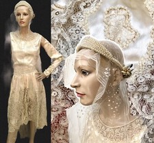 Antique 1920s SILK PEARL