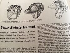 CRASH HELMETS AVIAKIT EVEROAK KANGOL TUFFNUT GENO SLAZENGER ETC ETC PERIOD 1955