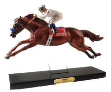 Breyer Justify 9304 Limited Resin Edition Triple Crown Jockey Mike Smith NIB '19