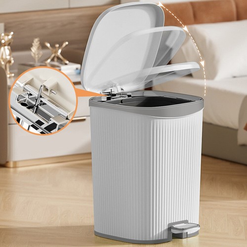 15l large plastic pedal bin - 15l,