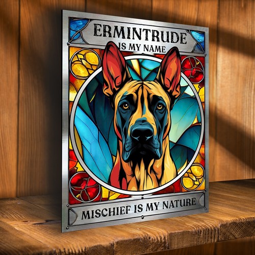 Personalised fawn great - great, dane