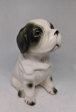 Vintage Porcelain English Bulldog Puppy Figurine Collectable Dog Ornament 