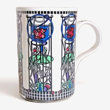 Wren Macintosh Art Deco Coffee Mug Fine Bone China