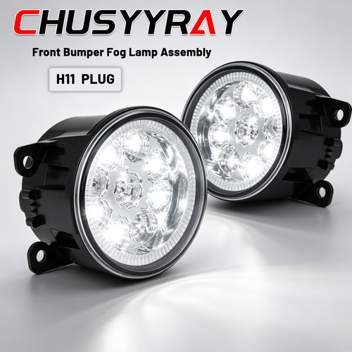 2pcs front bumper led fog - front,