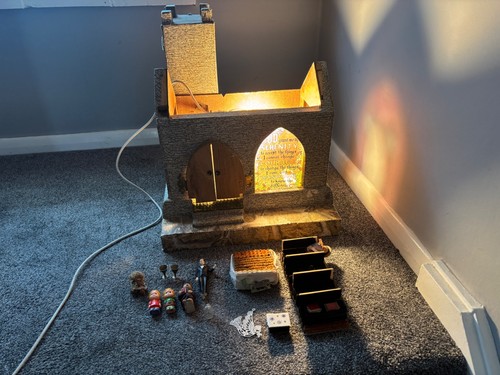 Vintage church chapel diorama - church,