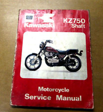 Kawasaki KZ750 shaft drive. Genuine Factory Workshop Manual- Not a copy