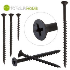 Drywall Screws Wood Plasterboard Dry Lining Bugle Head Partition Studding Black