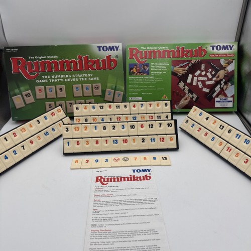 Rummikub tomy 1995 edition - rummikub,