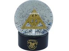 Harry Potter Hogwarts Christmas Snow Globe with Deathly Hallows Design