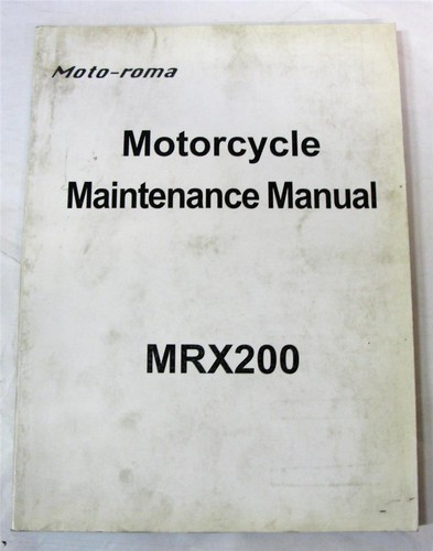Moto roma mrx200 illustrated - mrx200,