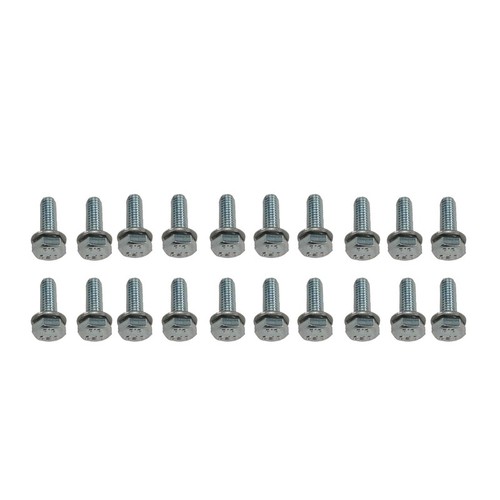 20x m6x18 bolt set - 20x, face
