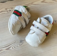 Gucci ace white leather baby