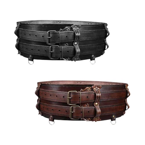 Womens leather corset belt - leather,